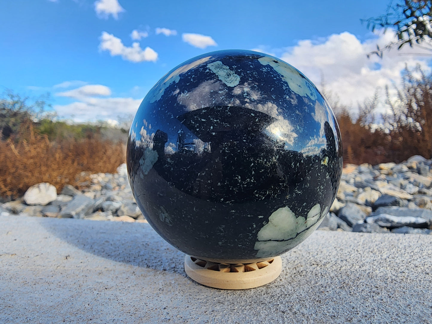 Sphere - Chrysanthemum Stone - 72mm/2.8"