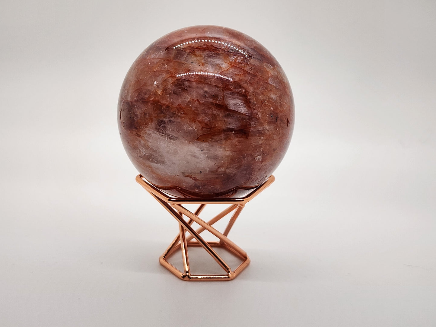 Sphere Stand - Metal Wire Hexagon- Multiple Color Options