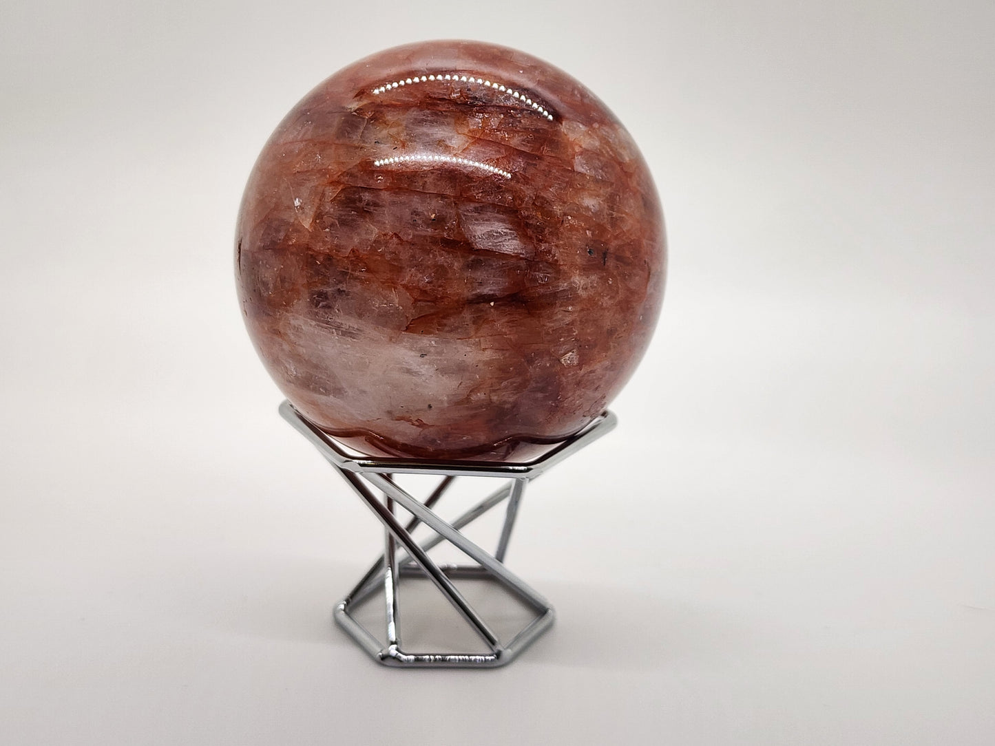 Sphere Stand - Metal Wire Hexagon- Multiple Color Options