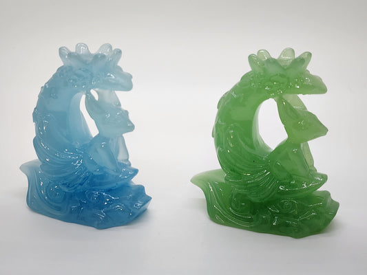 Sphere Stand- Resin Fox Tail