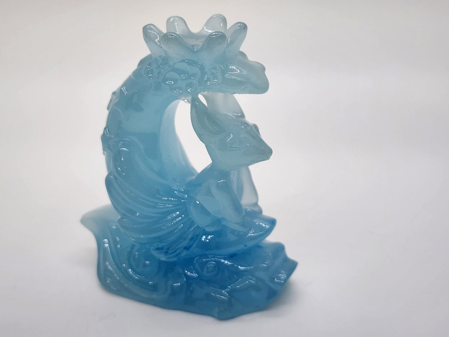 Sphere Stand- Resin Fox Tail