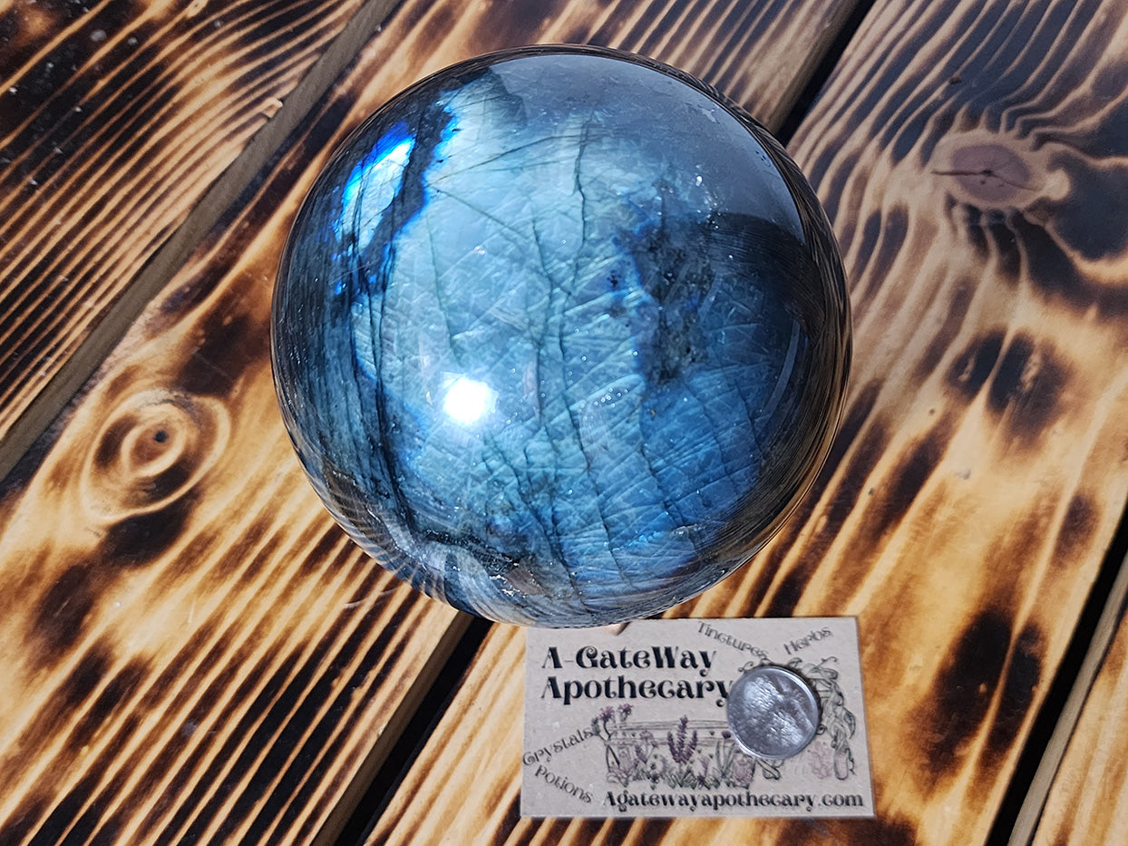 Sphere - Labradorite - 122mm/4.8"