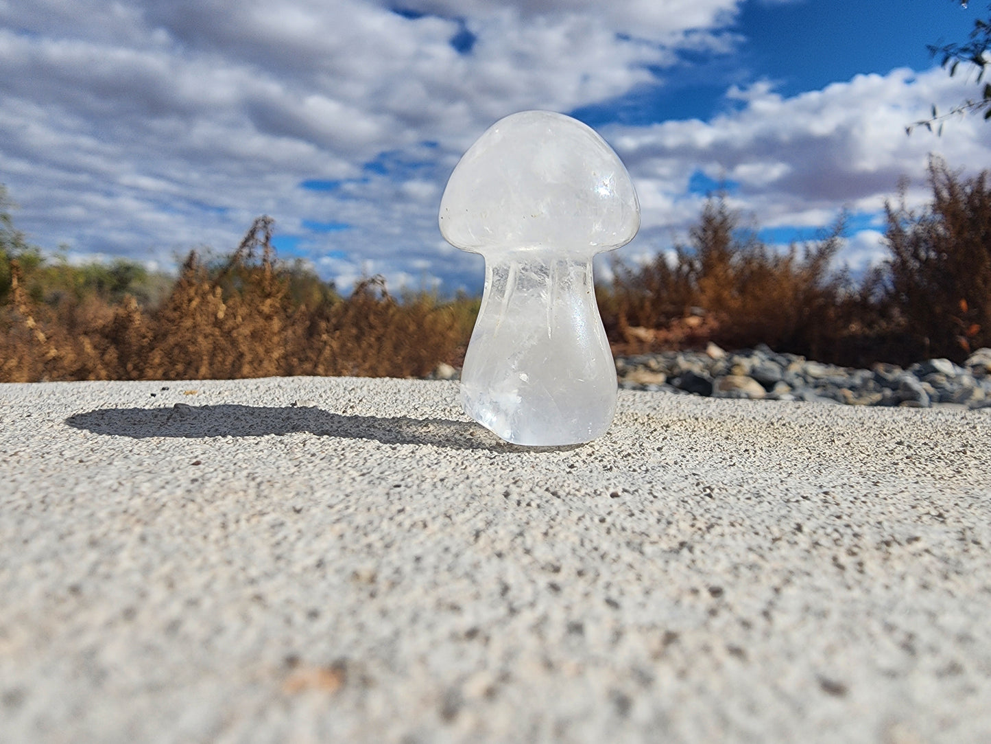 Carving  - Medium Mushroom - Multiple Stone Options - 38mm