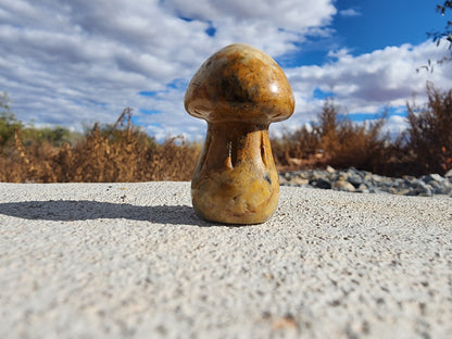 Carving  - Medium Mushroom - Multiple Stone Options - 38mm