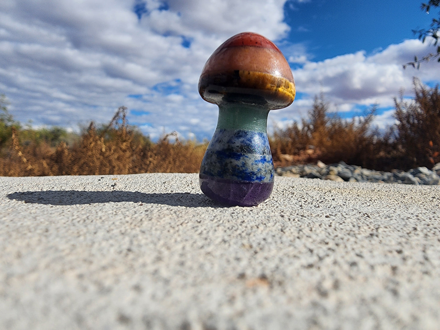 Carving  - Medium Mushroom - Multiple Stone Options - 38mm