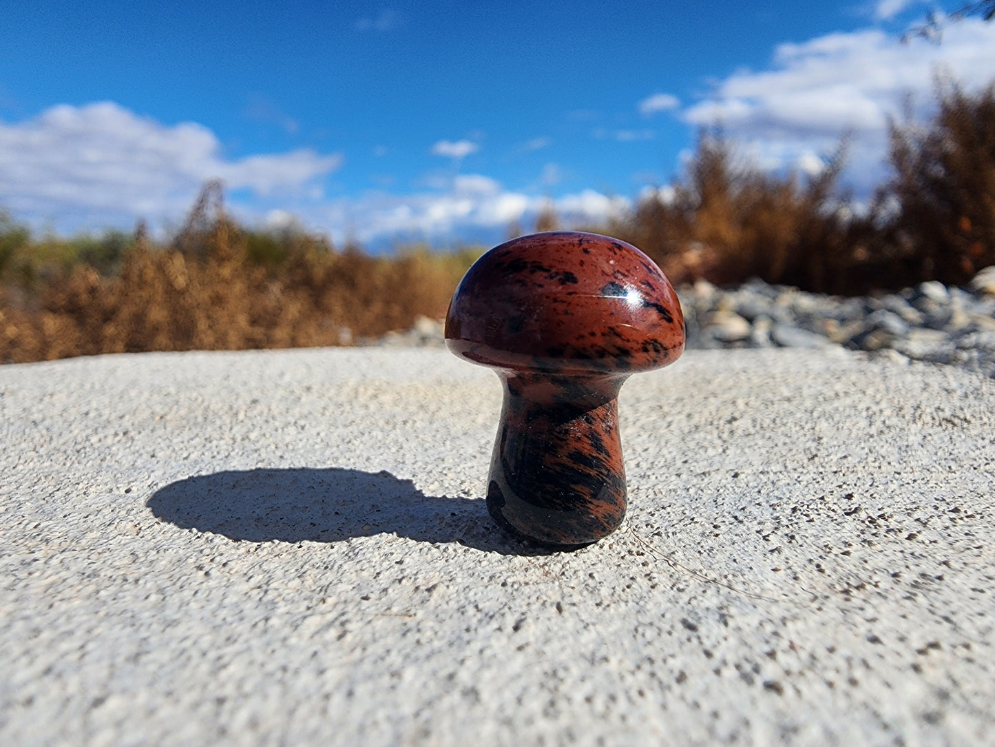 Carving - Mini Mushroom  - Multiple Stone Options - 20mm