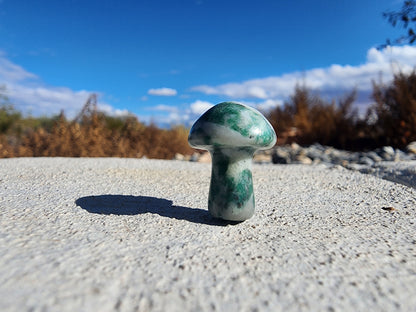 Carving - Mini Mushroom  - Multiple Stone Options - 20mm