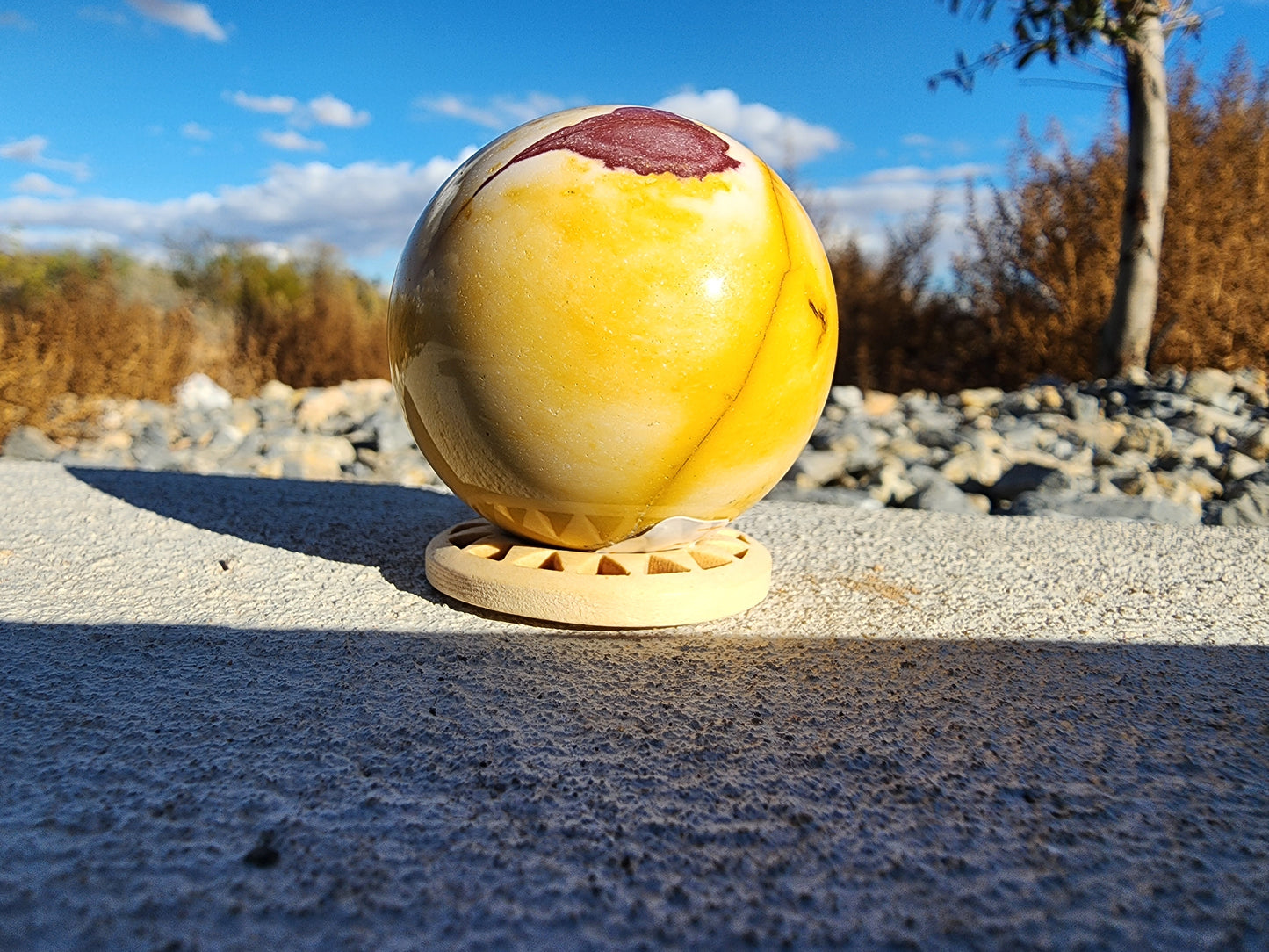 Sphere - Mookaite Jasper - 44mm/1.7"