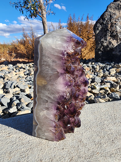 Crystal Cluster Tower - Auralite 23 - 154mm/6"