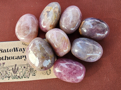 Tumble - Purple Rose Quartz - Multiple Size Options