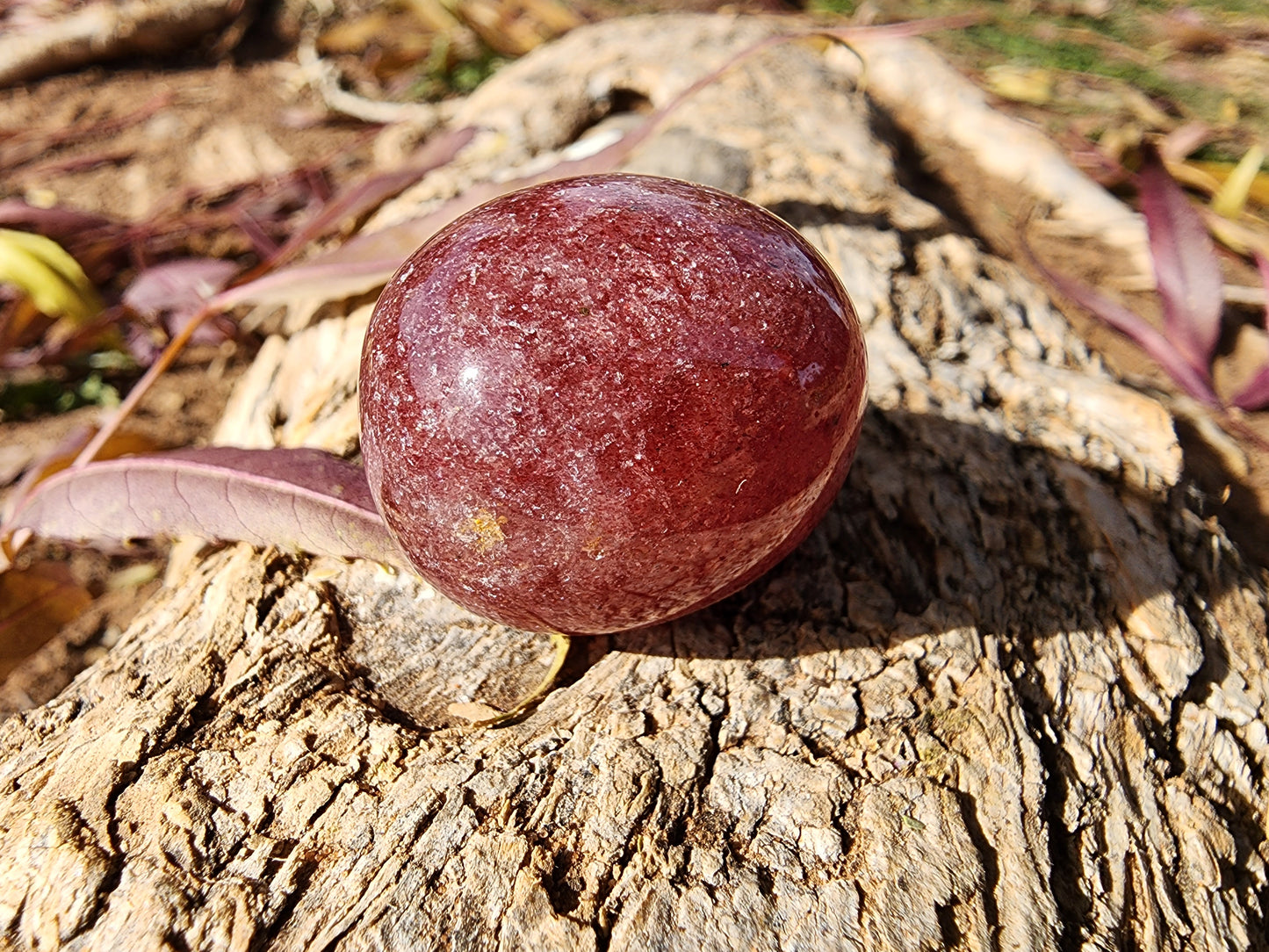 Tumble - Strawberry Quartz - Multiple Size Options