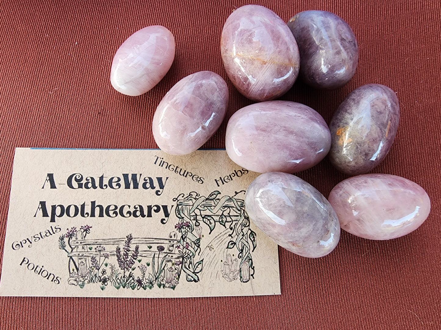 Tumble - Purple Rose Quartz - Multiple Size Options