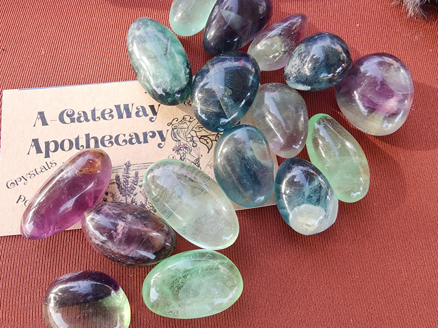 Tumble - Fluorite - Multiple Size Options