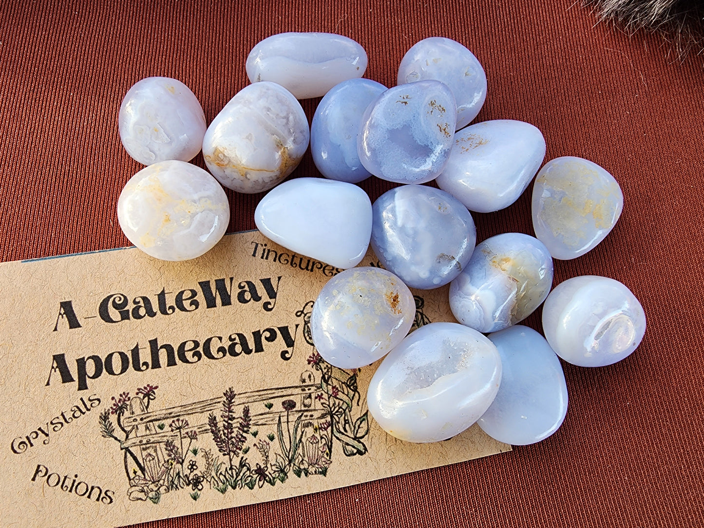 Tumble - Blue Lace Agate - Multiple Size Options