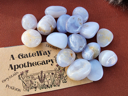 Tumble - Blue Lace Agate - Multiple Size Options