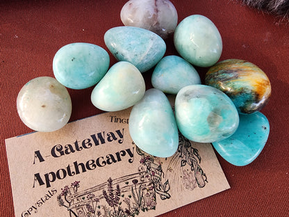 Tumble - Amazonite - Multiple Size Options