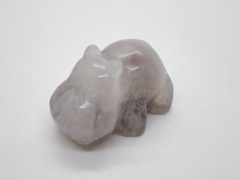 Carving - Small Hippos - Multiple Stone Options - 33mm/1.3"