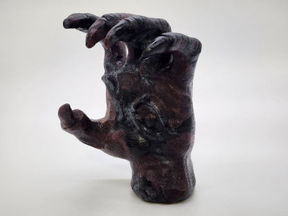 Carving - Large Witch Hand - Firework Garnet