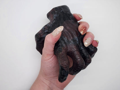 Carving - Large Witch Hand - Firework Garnet