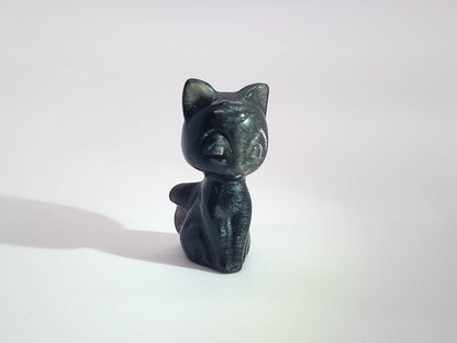 Carving - Luna Cat - Multiple Stone Options - 31mm/1.2"